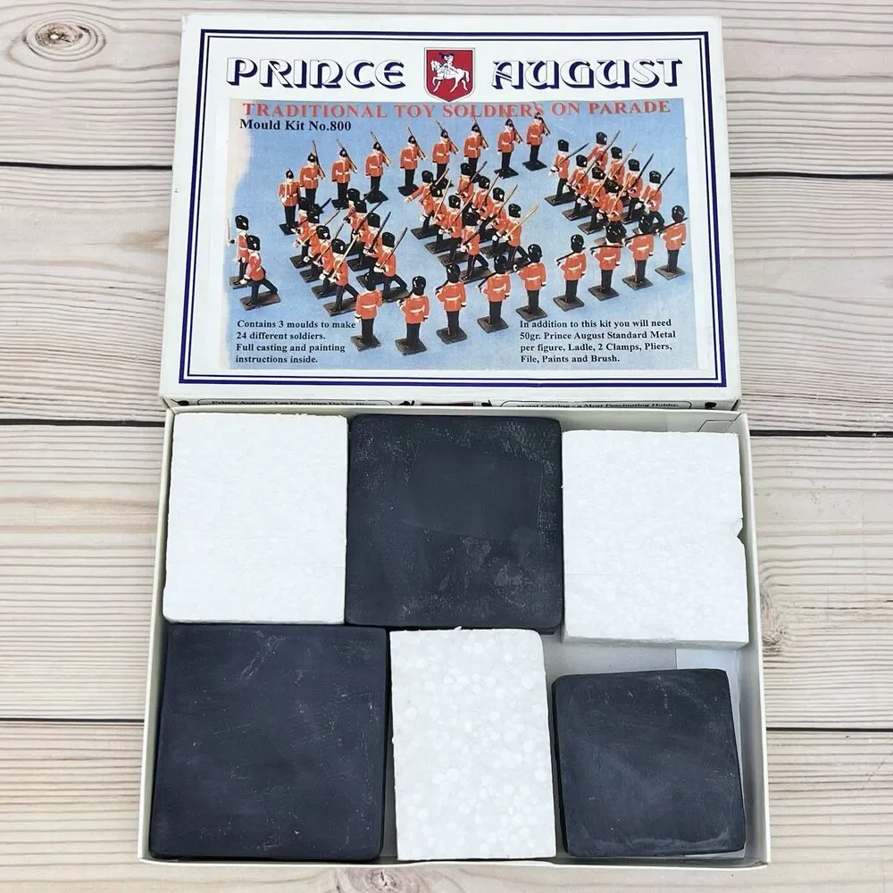 VTG Prince August Traditional British Toy Soldiers Parade Mould Kit 800 -3 Molds